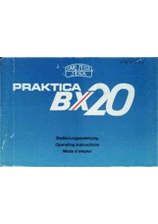 Praktica (VEB) BX 20 manual. Camera Instructions.